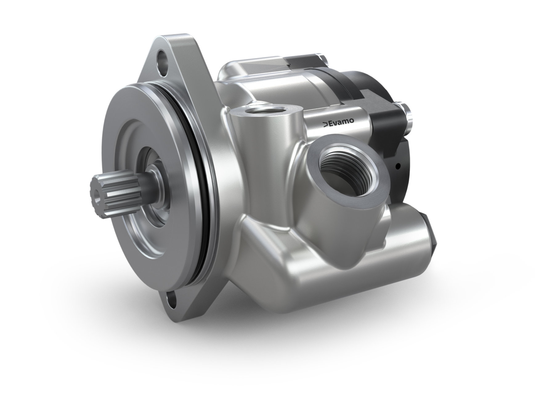 Das innovative Produktdesign der Nkw-Lenkhelfpumpe FN4 erlaubt den Anschluss an den Druckluftkompressor oder einen Nebenabtrieb des Motors.sorgen für Energieeinsparungen bei Nutzfahrzeugen.